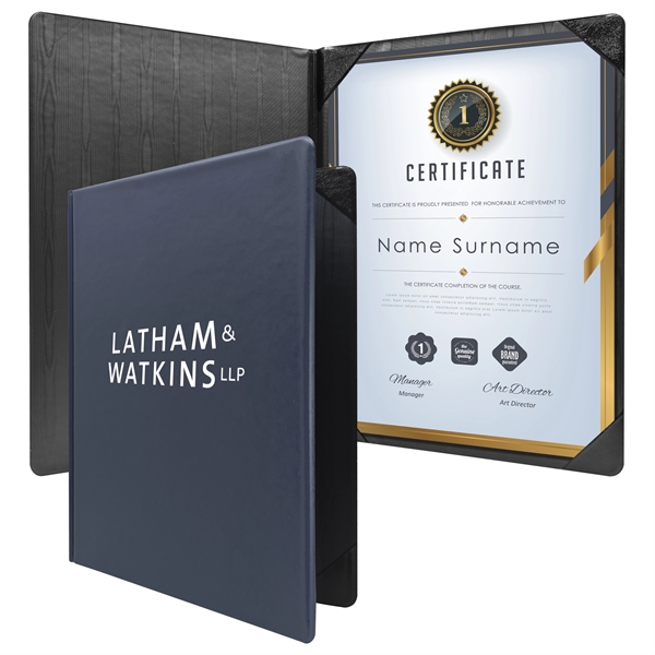 Navy Blue color option for Diploma Holder Padded Portrait