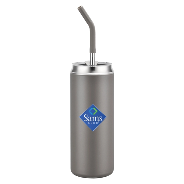 Gray color option for 20 Oz Stainless Steel Tumbler With Silicone Straw