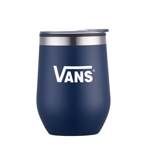 Navy 289C color option for 12 Oz. Wine Tumbler