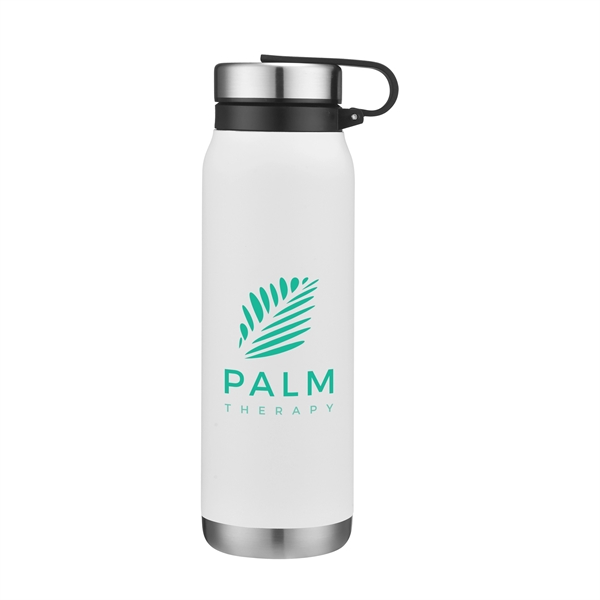 White color option for 20 Oz. Wide Mouth Stainless Steel Water Bottle