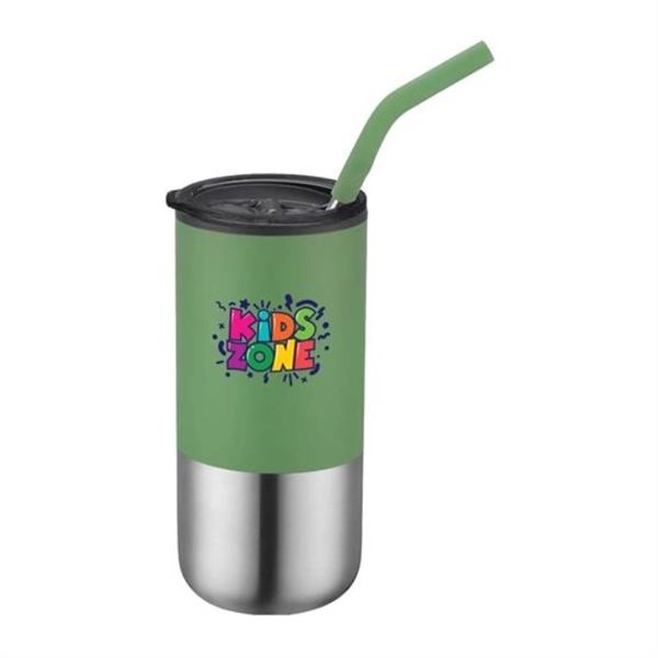 Green 558 color option for 16 Oz. Tumbler With Straw