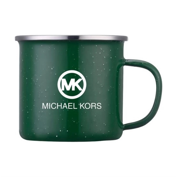 Green 7734C color option for 16 Oz. Enamel Camping Mug