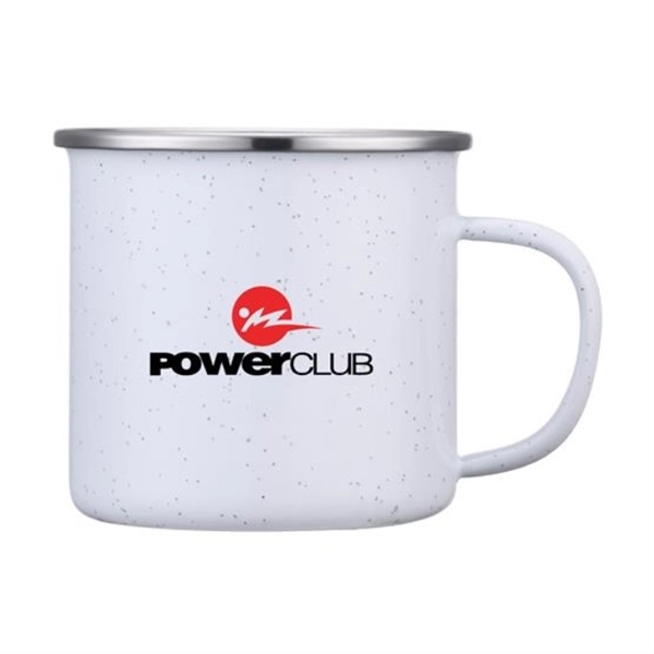 White color option for 16 Oz. Enamel Camping Mug