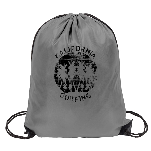 Gray color option for Polyester Drawstring Bag