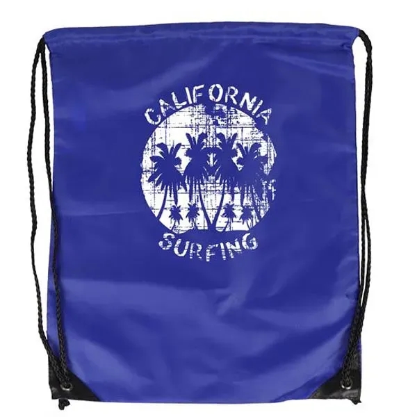 Royal Blue color option for Polyester Drawstring Bag