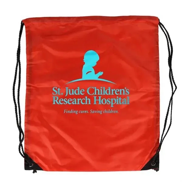 Red color option for Jumbo Polyester Drawstring Bag