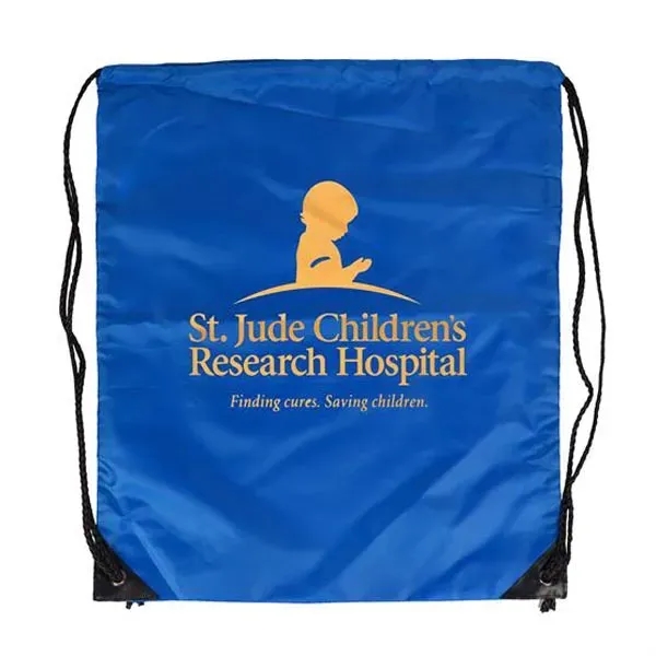 Royal Blue color option for Jumbo Polyester Drawstring Bag