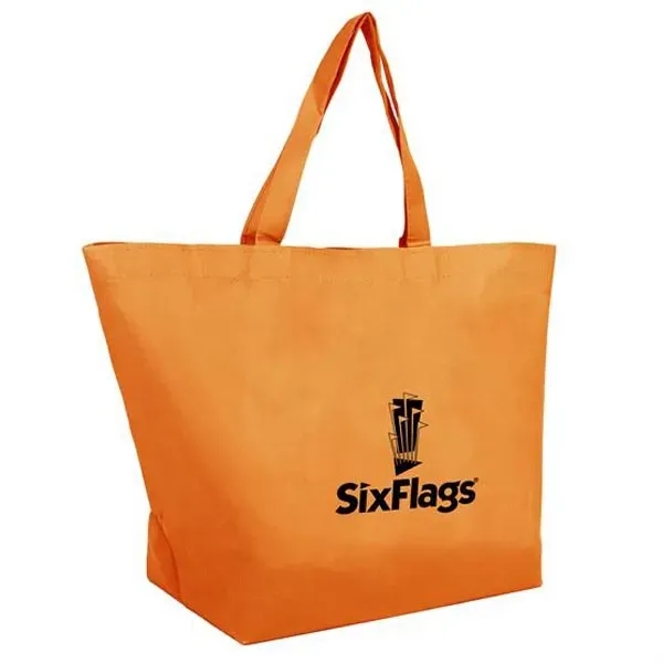 Orange color option for Eco Non Woven Shopping Tote