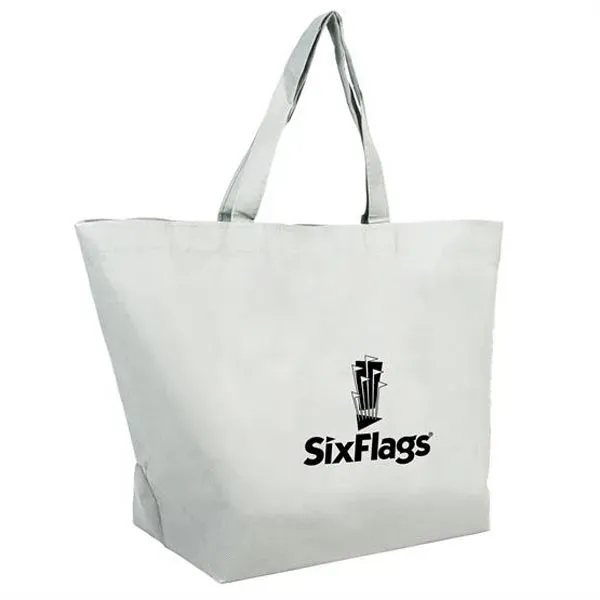 White color option for Eco Non Woven Shopping Tote