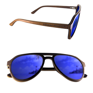 Photo of Polarized Or Mirror Wood Aviator Sunglasses