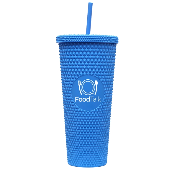 Blue color option for 24 Oz Studded Tumbler
