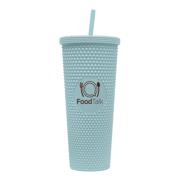 Lake Blue color option for 24 Oz Studded Tumbler