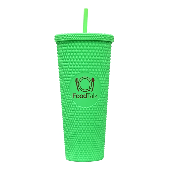 Lime Green color option for 24 Oz Studded Tumbler
