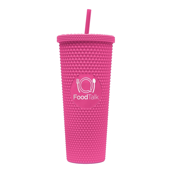 Pink color option for 24 Oz Studded Tumbler