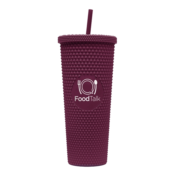 Plum color option for 24 Oz Studded Tumbler
