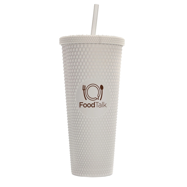 White color option for 24 Oz Studded Tumbler