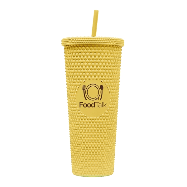 Yellow color option for 24 Oz Studded Tumbler