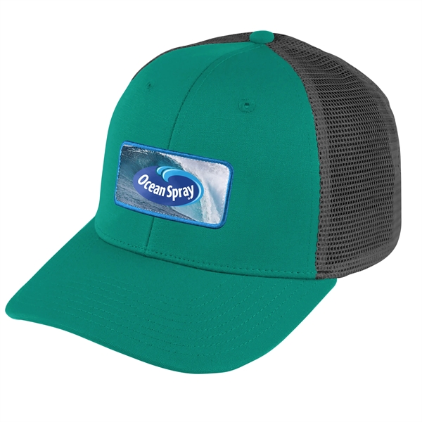 Green color option for Cotton Mesh Trucker Hat