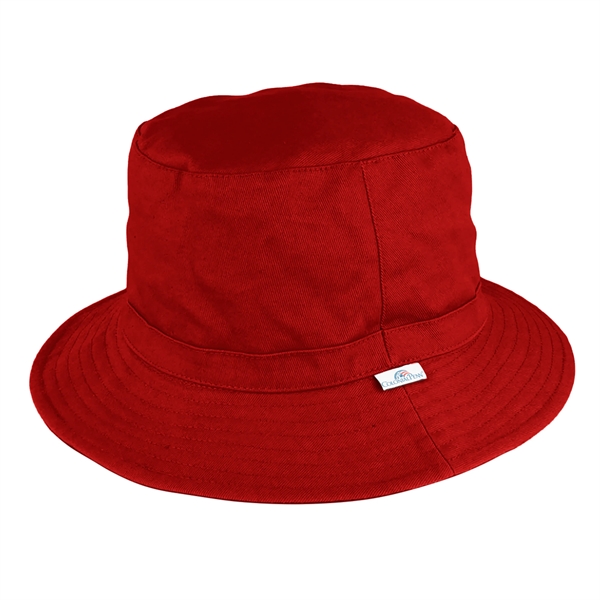 Red color option for Cotton Sun Bucket Hat