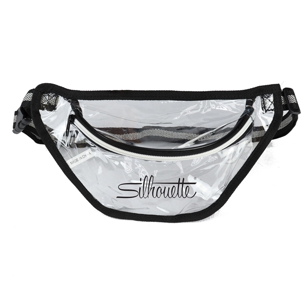 Clear-Black color option for Clear Tpu Everywhere Waist Bag / Fanny Pack