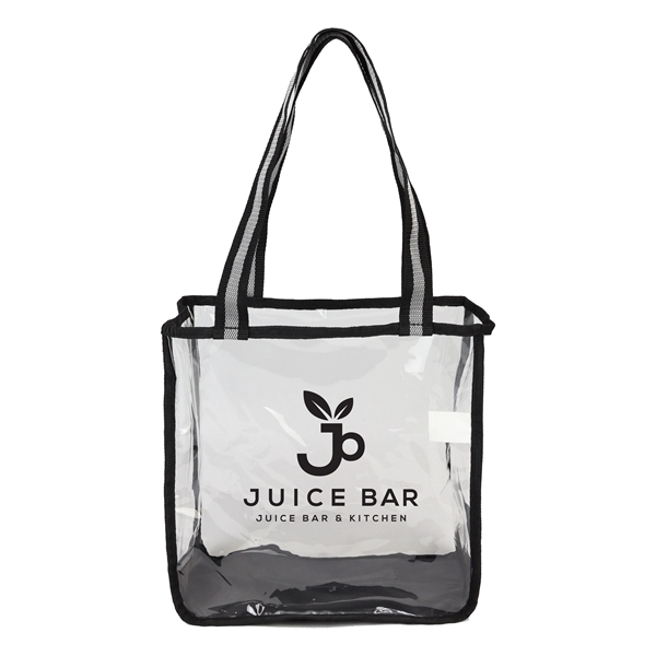 Clear-Black color option for Clear Tpu Tote