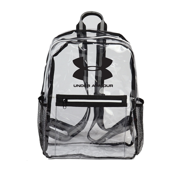 Clear-Black color option for Clear Tpu Backpack