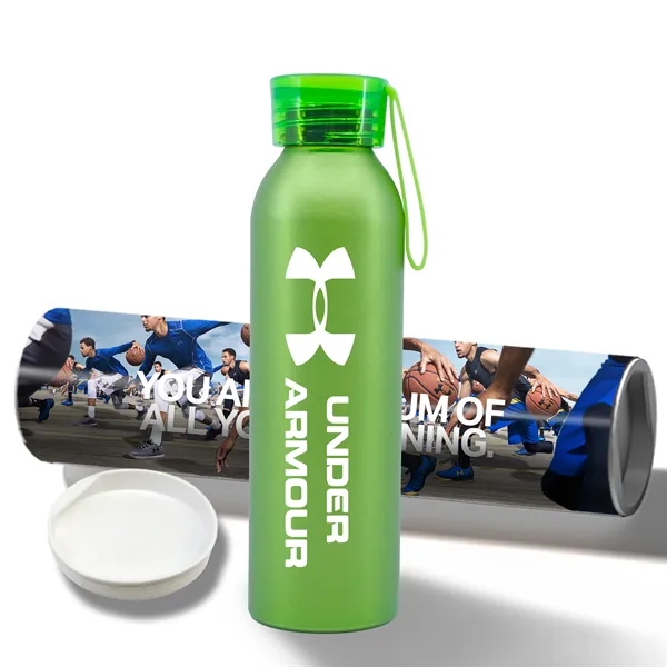 Lime Green color option for 20 Oz Aluminum Bottle With Shipping Tube