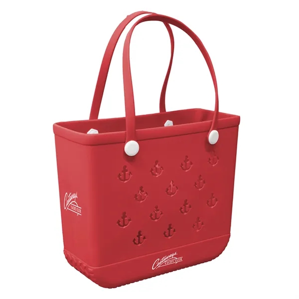 Red 200C color option for Eva Mini Beachcomber Anchor Bag/Tote