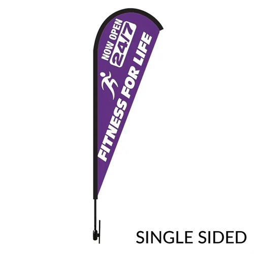 Main photo of 14 Ft. Tear Drop Flag Kit Single Side