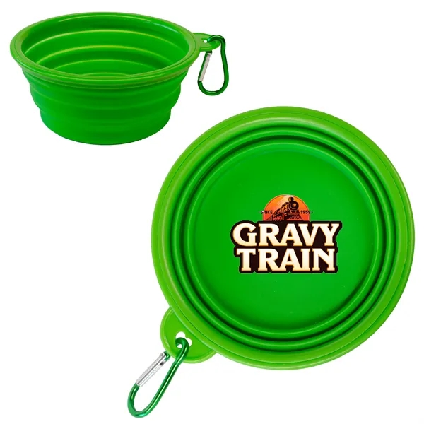 Green color option for Pack A Pet Bowl Full Color