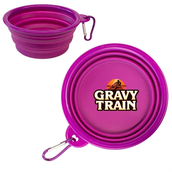 Purple color option for Pack A Pet Bowl Full Color
