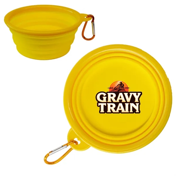 Yellow color option for Pack A Pet Bowl Full Color