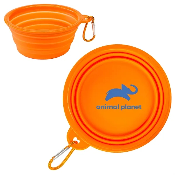 Orange color option for Pack A Pet Bowl