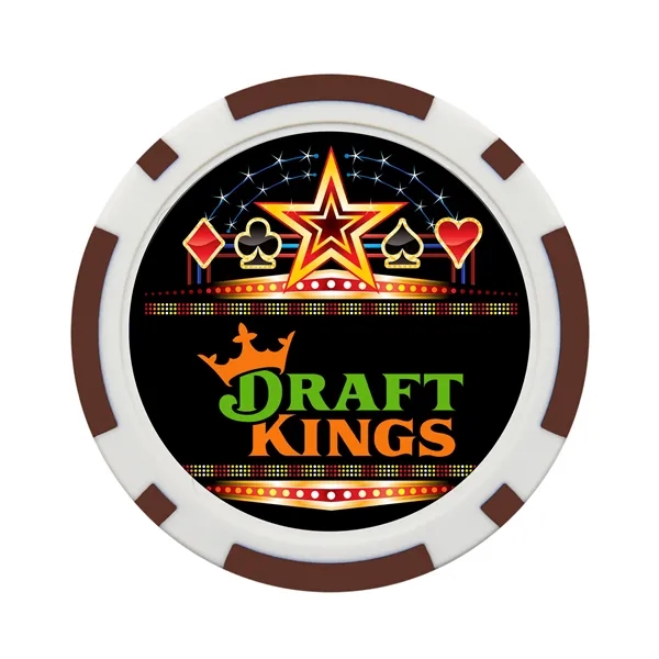 Brown 4695C color option for Casino Poker Chips