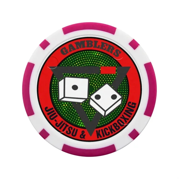 Magenta 241C color option for Casino Poker Chips