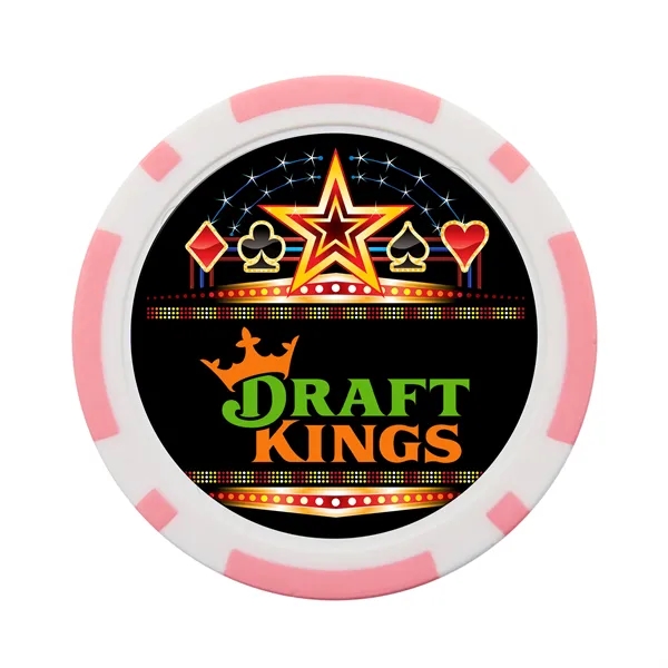 Pink 183C color option for Casino Poker Chips
