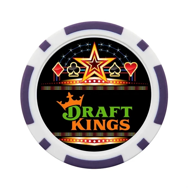 Purple 7676C color option for Casino Poker Chips