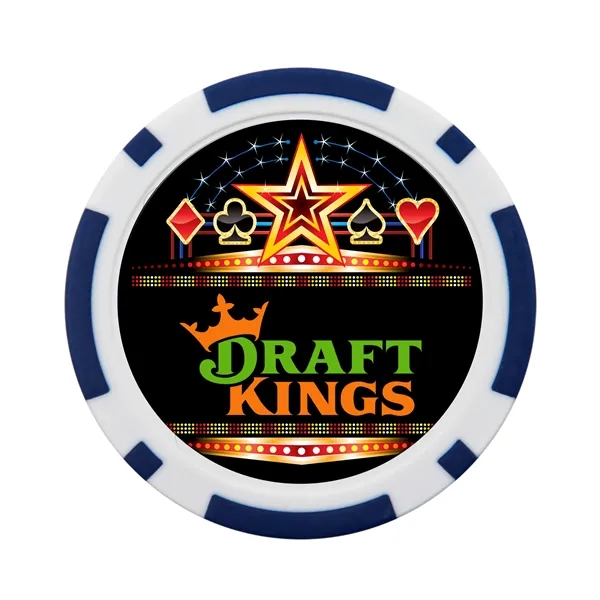 Royal Blue 7687C color option for Casino Poker Chips
