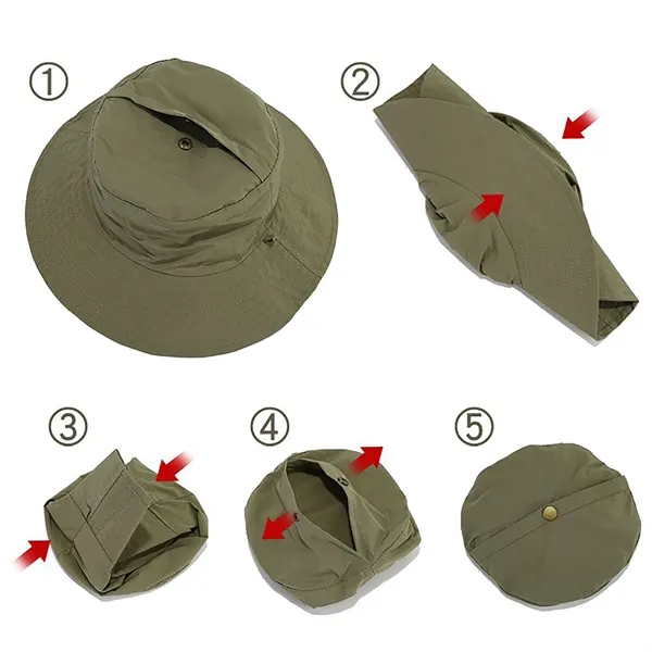 Green color option for Packable Bucket Hat