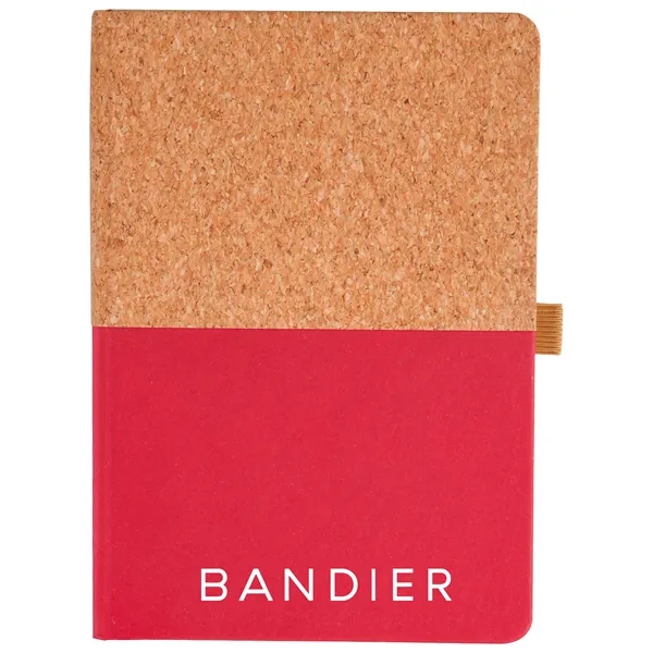 Cherry 194C color option for Cork And Fruit Paper Notebook