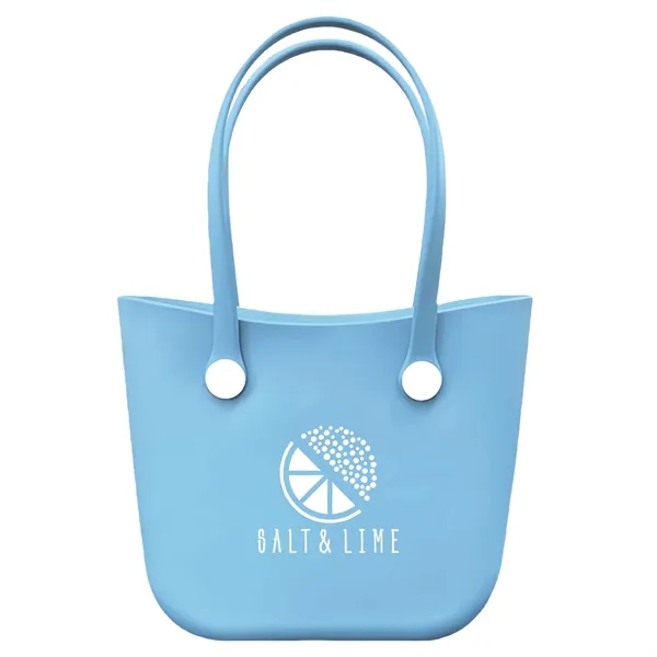 Sky Blue color option for Mini Seamless Beach Bag / Tote