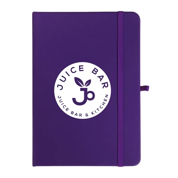 Purple 2597C color option for Notebook With Sticky Notes And Flags