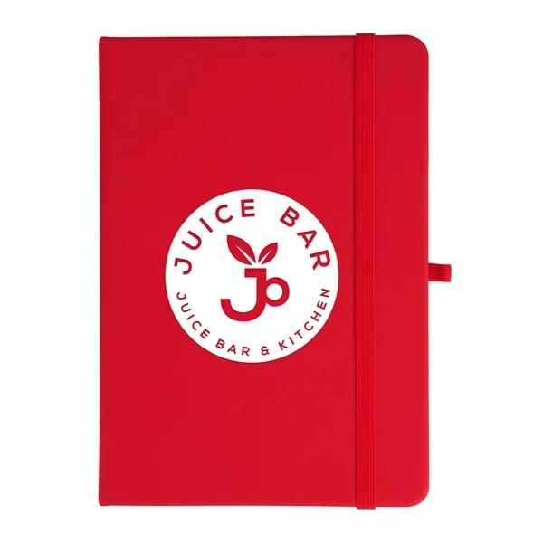 Red 186C color option for Notebook With Sticky Notes And Flags
