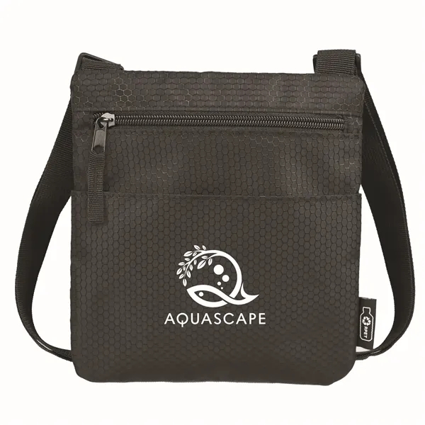 Black color option for Rpet Mini Messenger Bag / Crossbody With Adjustable Strap