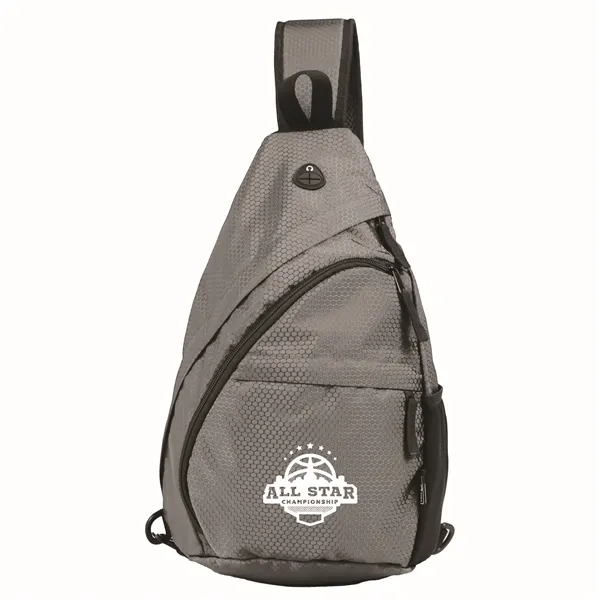 Cool Gray 10C color option for Rpet Essentials Dual Crossbody/Sling Bag W/ Adjustable Strap