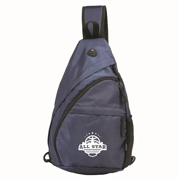 Navy 2767C color option for Rpet Essentials Dual Crossbody/Sling Bag W/ Adjustable Strap