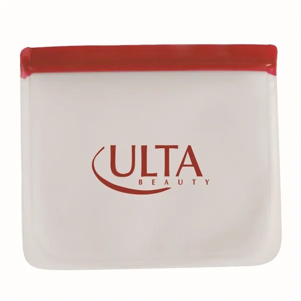 Red 186C color option for Eva Reusable Zip Lock Storage Bag