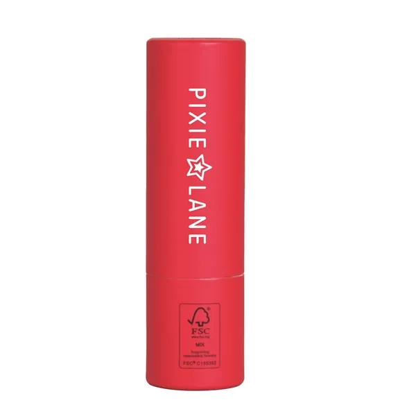 Red (Pms 186C) color option for Environmentally Responsible Lip Balm