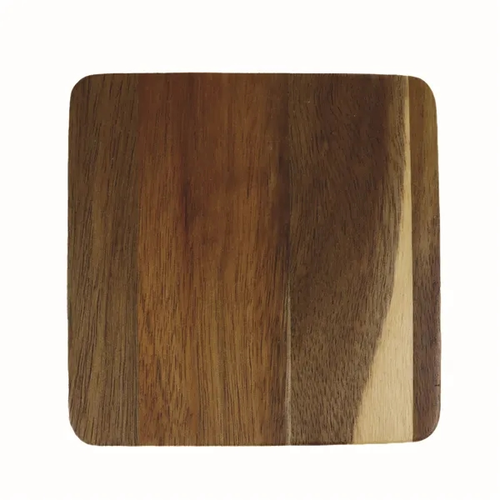 Main photo of Square Wood Coaster With Bottle Opener