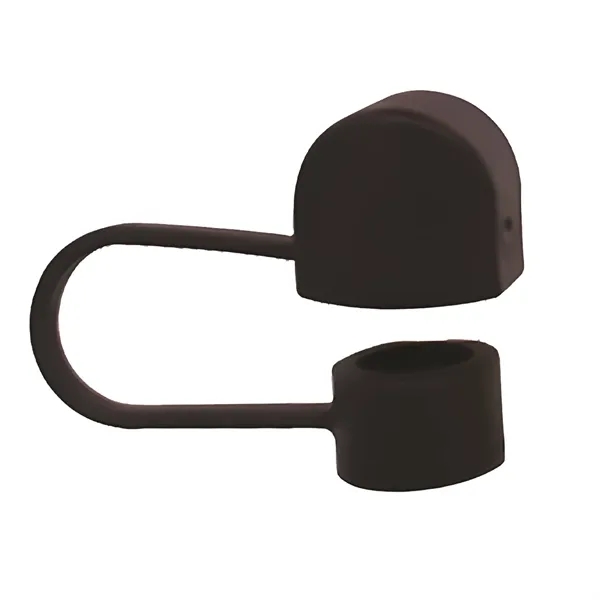 Black color option for 3 D Pvc Straw Toppers
